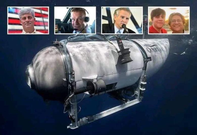 Toda comunicación con este sumergible fue perdida casi dos horas después de que el Titán se adentró a las profundidades de las aguas.